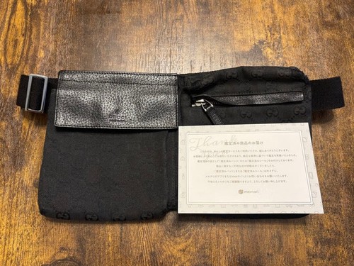 Borsa gucci tela - gg, nera