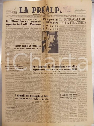 1956 prealpina strage - prealpina,