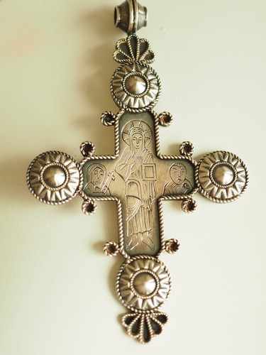 Croix ancien pendentif - croix,