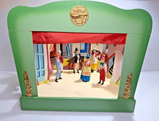 Teatrino con marionette componibile vintage