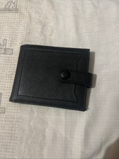 TEEHON Portafogli Uomo Trifold Verticale - Nero