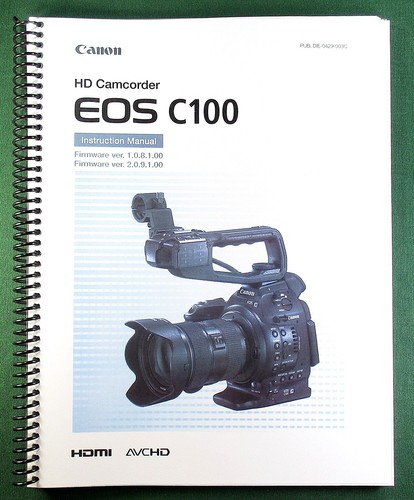 Canon eos c100 manuale - eos,