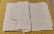 Coperta bianca cotone singola con bordo CM 155 X CM 230 - Ottimo stato