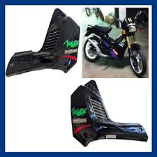 Coppia Fiancate Anteriori Nere Ciclomotore Tubone Motron GTO 50 Max 2T 1986-2002