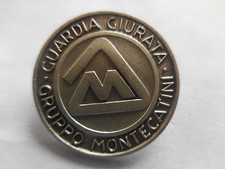 distintivo guardia giurata gruppo Montecatini