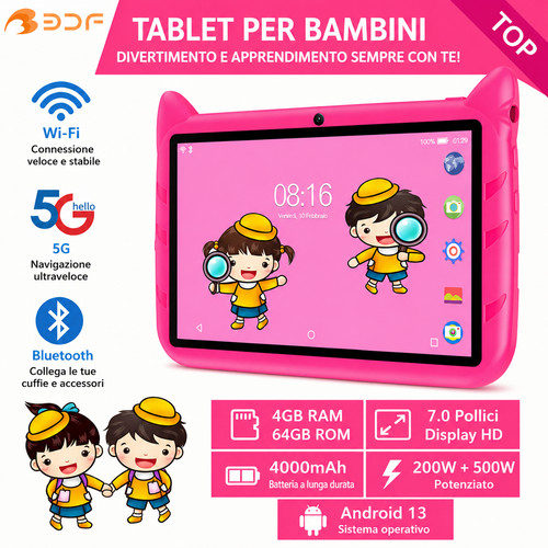 Tablet bambini android 13 - tablet,