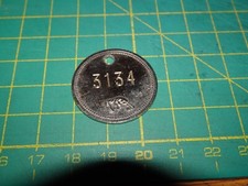 MEDAGLIA CANE CANTON TICINO 1971 SVIZZERA  MEDAGLIETTA NUMERATA TASSA