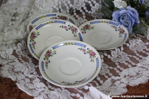 Quattro piattini inglesi - piattini,