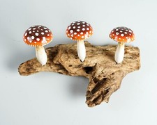 Gancio da parete fungo rosso