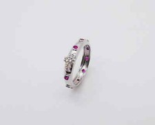 Anello rosario con zirconi - anello,