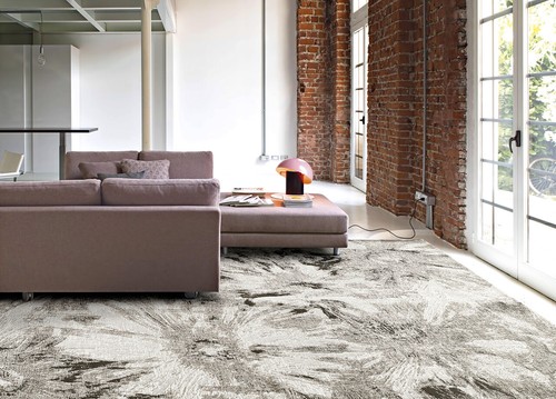 Tappeto velour con retro - tappeto,
