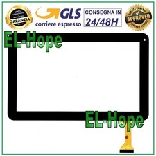 TOUCH SCREEN VETRO TABLET MAJESTIC TAB-201 3G DIGITIZER 10.1" ORIGINALE NERO