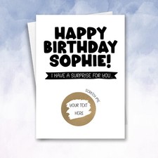 Biglietto compleanno sorpresa