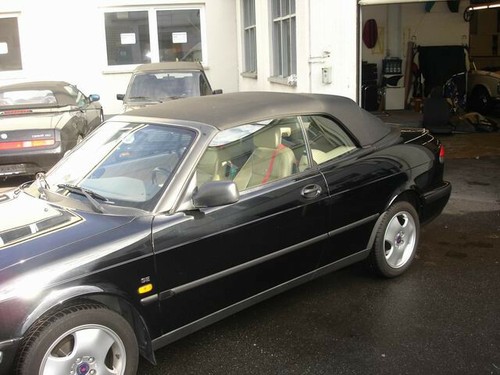Saab cabrio pulitore capote - saab,