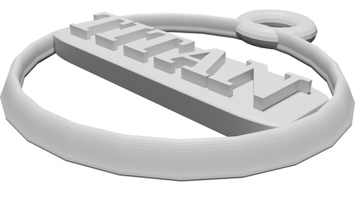 Portachiavi titan con logo - portachiavi,