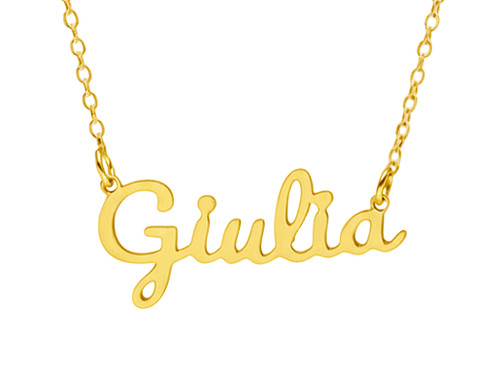 Collana donna nome giulia - collana,