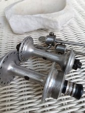 Set Mozzi Hubs CAMPAGNOLO Record first generation primo tipo 1034/A RARE RARE
