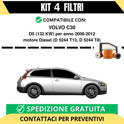 Kit filtri tagliando per - 4,