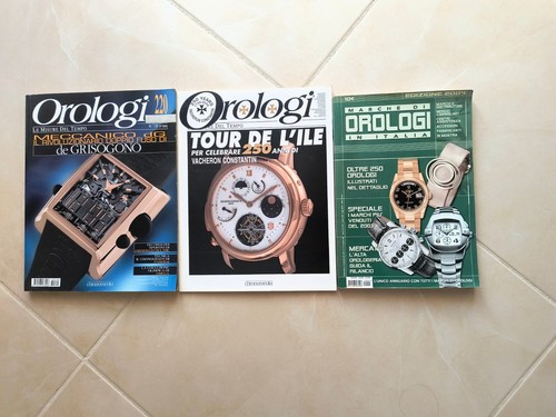 Lotto riviste orologi le - 3,