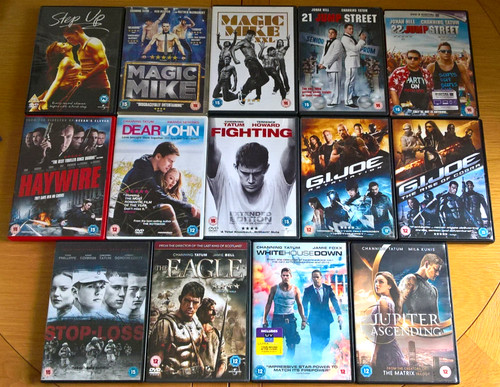 Channing tatum 14x - tatum, dvd