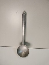 ANTICO MESTOLO IN ALLUMINIO VINTAGE VECCHI UTENSILI ARREDO DA CUCINA DEL 900