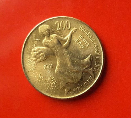 200 lire 1981 fao - 1981,