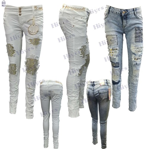 Donna jeans pizzo - pizzo, borchie