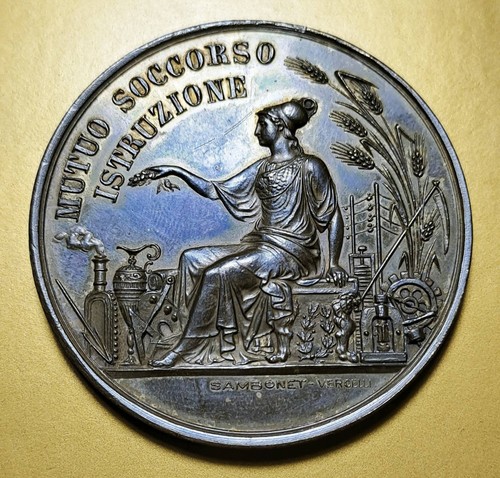 Vercelli medaglia ae - medaglia,