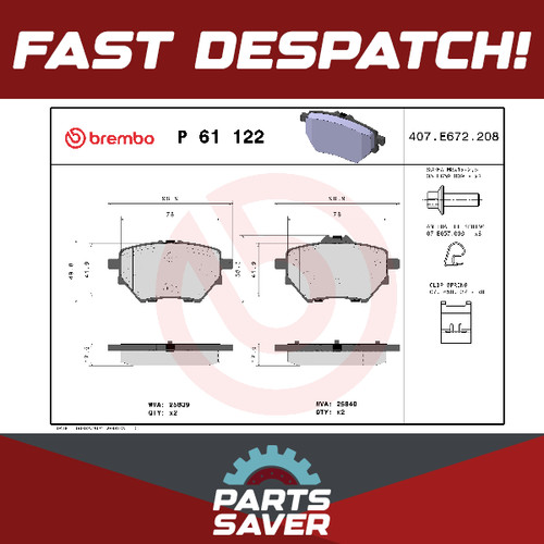 Set pastiglie freno adatte - , a