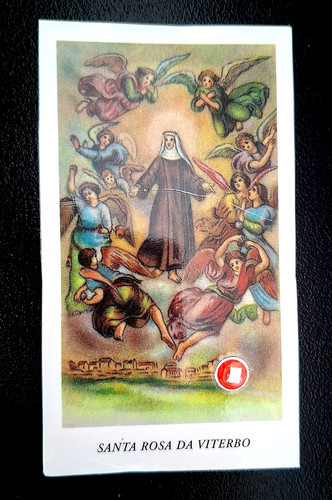 Santino reliquia saint rose - santino,