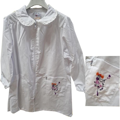 Grembiule scuola bimba - , bianco