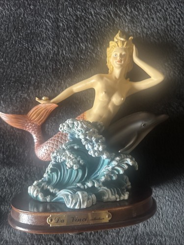 Statuina resina delfino - statuina,
