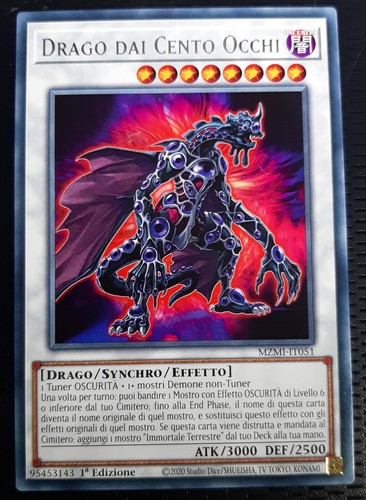 Drago dai cento occhi rara - drago, in