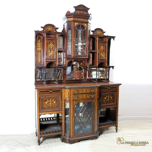 Mobile vetrina credenza antica