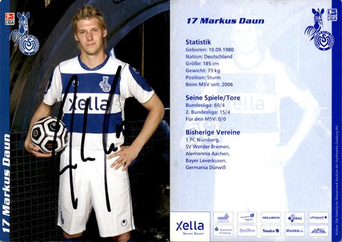 Markus daun msv duisburg - markus,