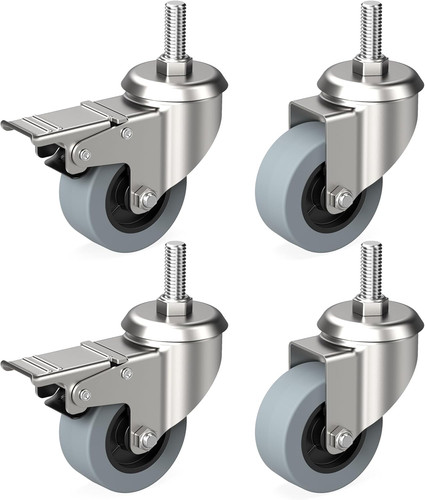 Set ruote pivottanti - 4,