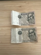 Rarissima Mille Lire Marco Polo Serie Ca/ha Tenute Benissimo 6 Gennaio 1982