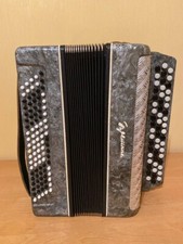 Pulsante Fisarmonica Creminne 100 Basso URSS Sovietica Made in Ucraina Vintage Bayan
