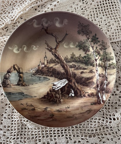 Antico piatto decorativo - ,