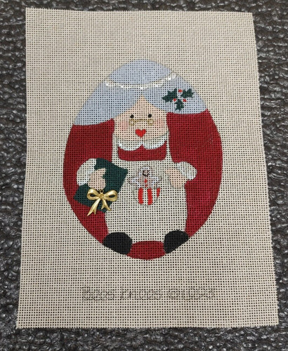 Signora claus ornamento - claus, punto