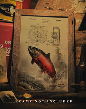 Stampa artistica pesca mosca - stampa,