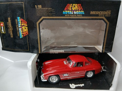 Burago mercedes 300 sl - 1:18,
