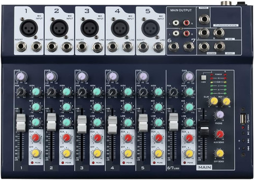 Professional mixer 7 - mixer, 7-channel
