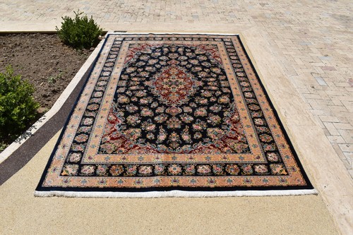 Tappeto 6x9 blu navy stile
