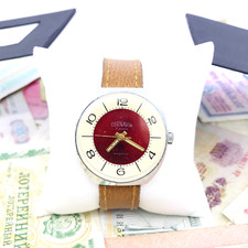 🔥 Raro orologio Raketa Cornavin 🦈 Rocket Soyuz orologio da polso 2609 URSS ...