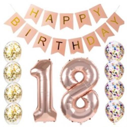 Set compleanno palloncino - set,