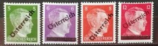 1945 Austria Hitler F.LL del 3 Reich  con Soprastampa . SET 4V MNH**(FV8006