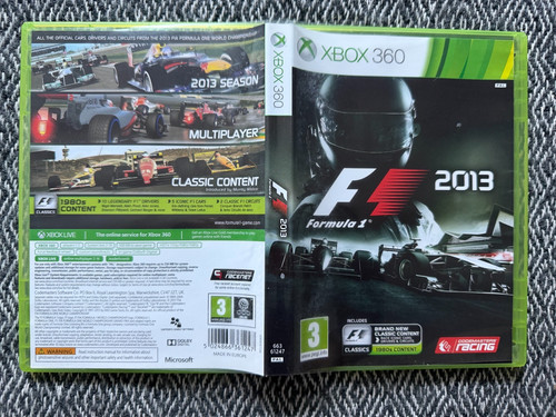 Xbox 360 2013 formula one - f1,