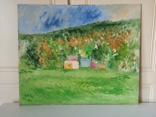 Quadro olio tela dipinto - olio,