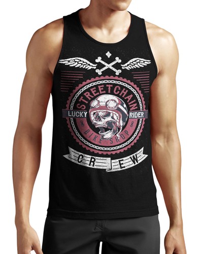 Canotta skull nuova rider - canotta,